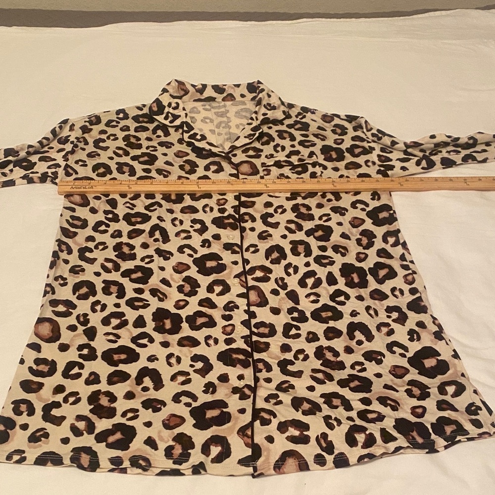 Stars Above Animal Print Pajama Top - Picture 5 of 7